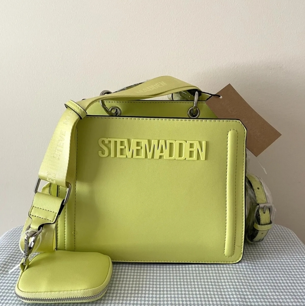 Steve Madden Lemon satchel NWT